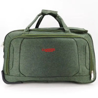 Дорожня сумка на колесах 1077 міцна та зручна валіза для подорожей і поїздок